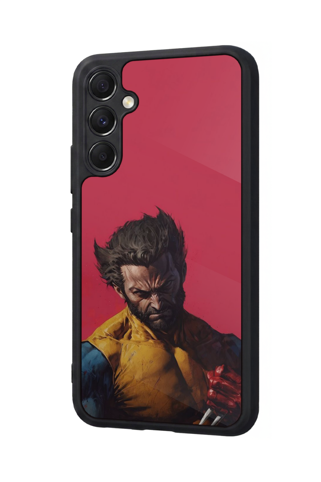 Samsung Galaxy A34 Uyumlu Wolverine Tasarımlı Glossy Premium Kılıf