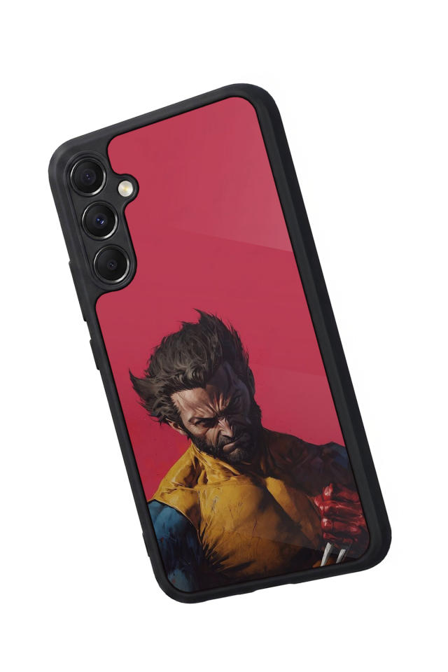 Samsung Galaxy A34 Uyumlu Wolverine Tasarımlı Glossy Premium Kılıf