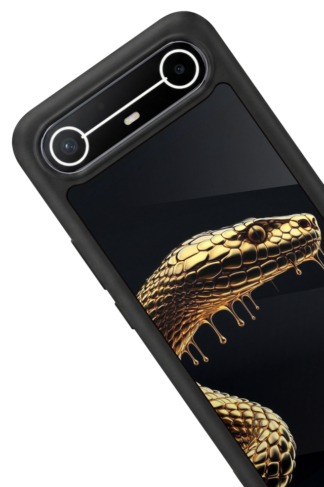 Tecno Spark Slim 5G Uyumlu Yılan Tasarımlı Glossy Premium Kılıf