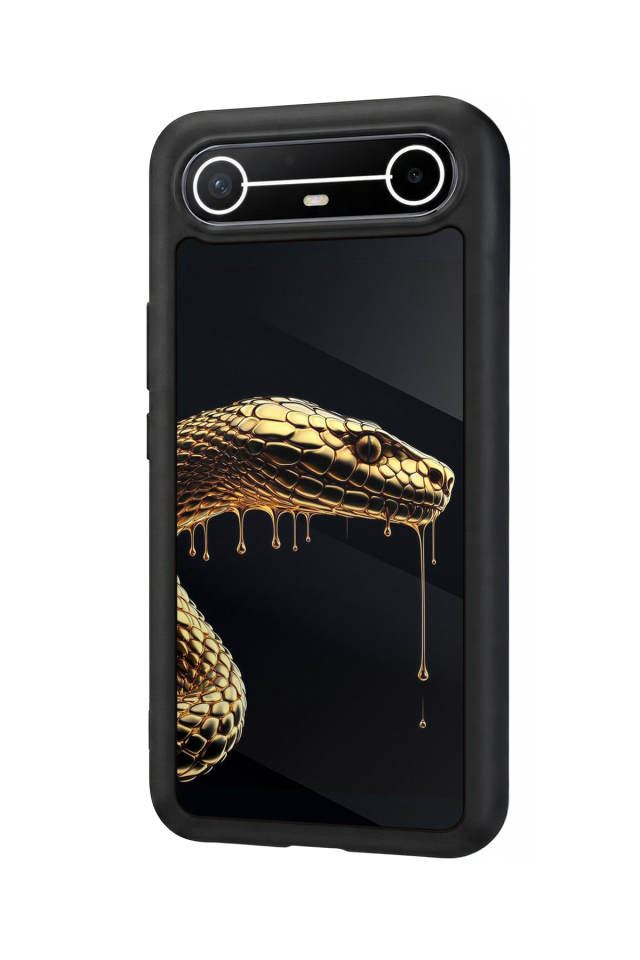 Tecno Spark Slim 5G Uyumlu Yılan Tasarımlı Glossy Premium Kılıf