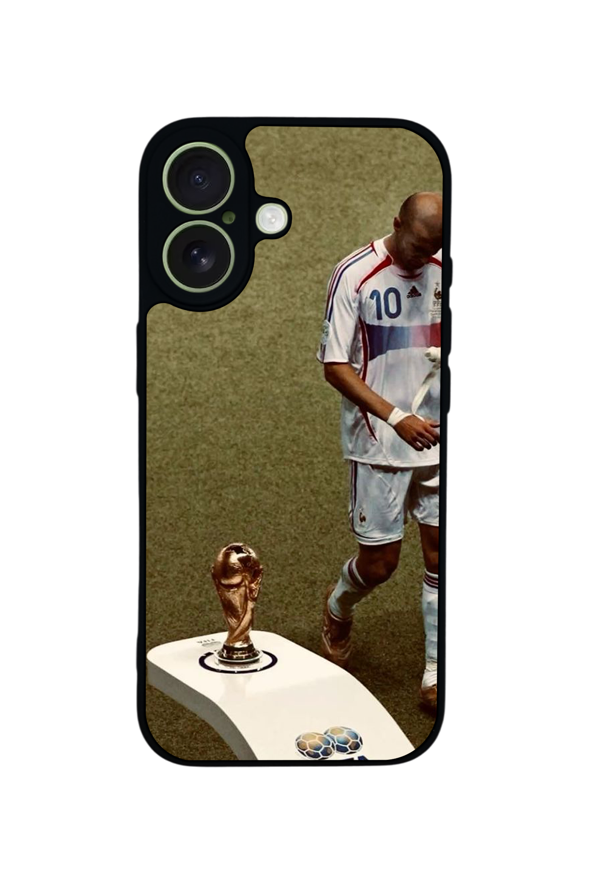 iPhone 17 Uyumlu Zidane Tasarımlı Glossy Premium Kılıf