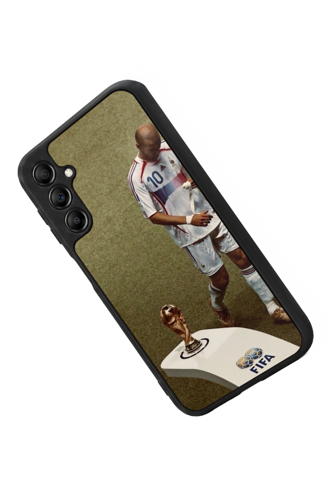 Samsung Galaxy A14 Uyumlu Zidane Tasarımlı Glossy Premium Kılıf