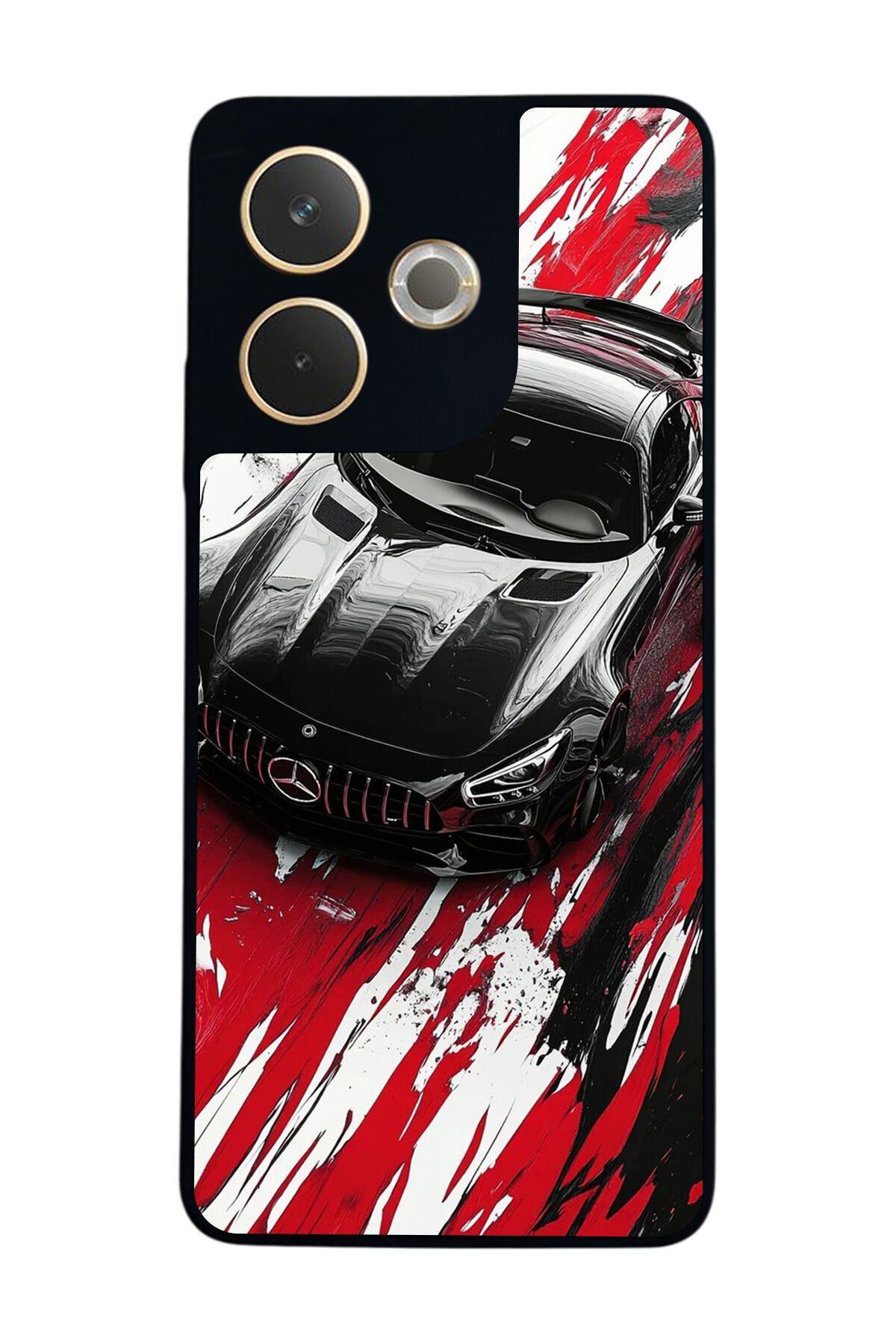 Oppo A5 Pro Uyumlu Mercedes Tasarımlı Glossy Premium Kılıf