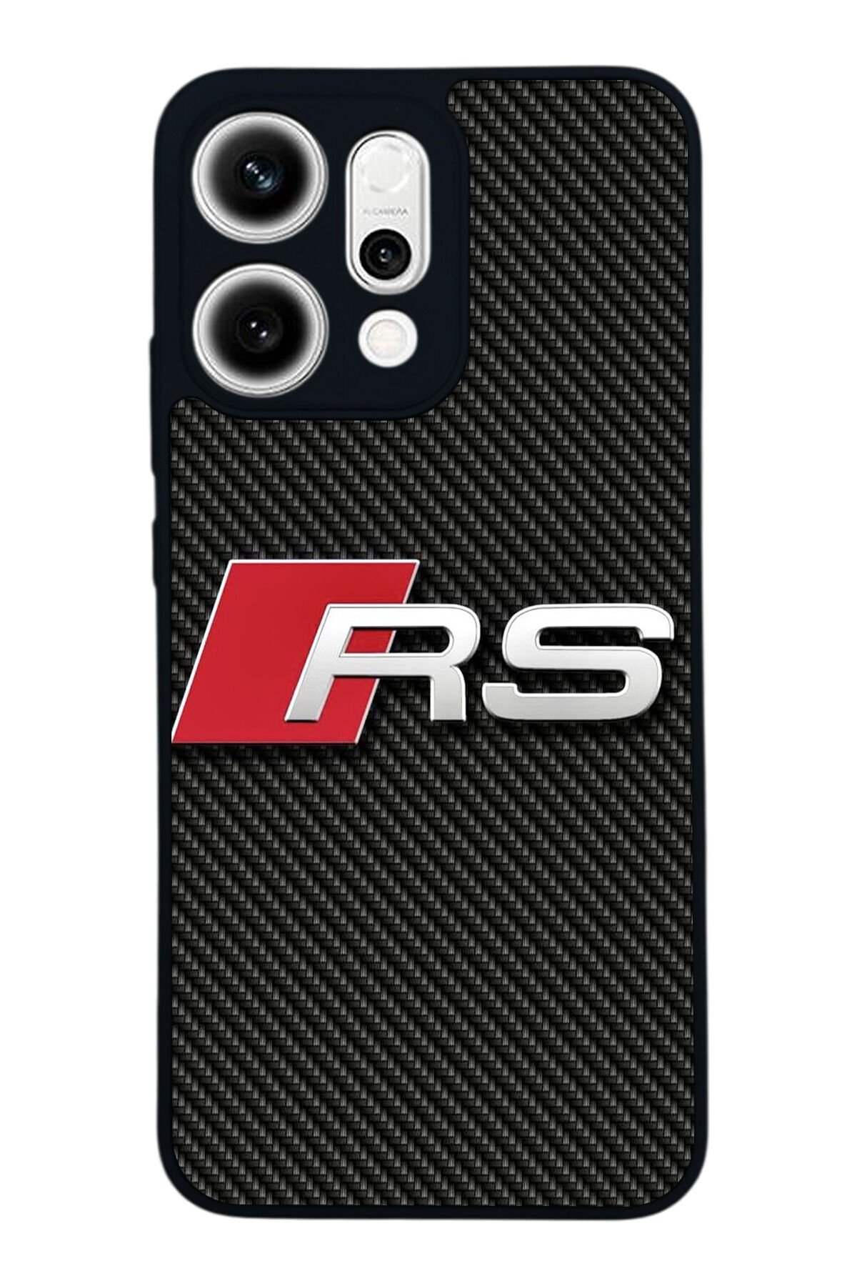 Oppo Reno 14 Uyumlu Audi Tasarımlı Glossy Premium Kılıf