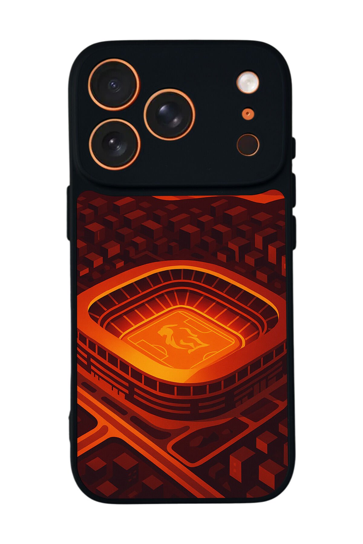 iPhone 17 Pro Uyumlu Aslan Tasarımlı Glossy Premium Kılıf