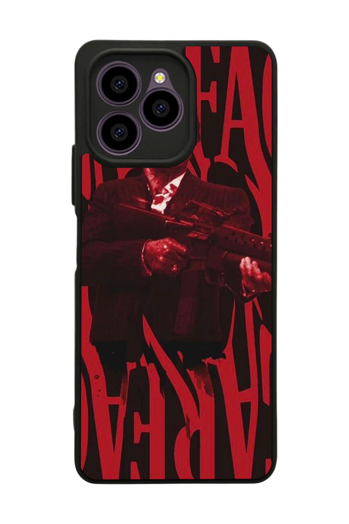 Omix X6 Uyumlu Scarface Tasarımlı Glossy Premium Kılıf