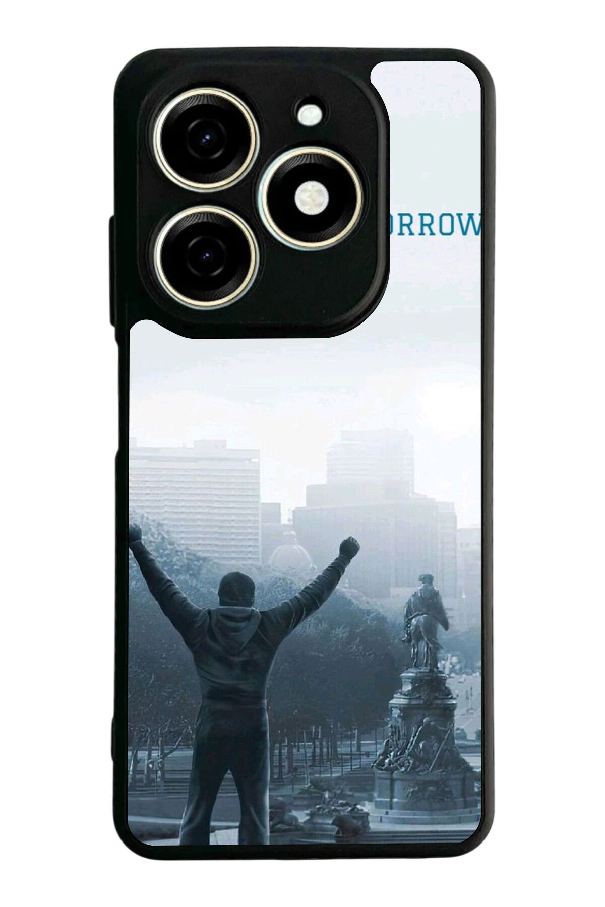 Infınıx Smart 8 Pro Uyumlu Rocky Tasarımlı Glossy Premium Kılıf