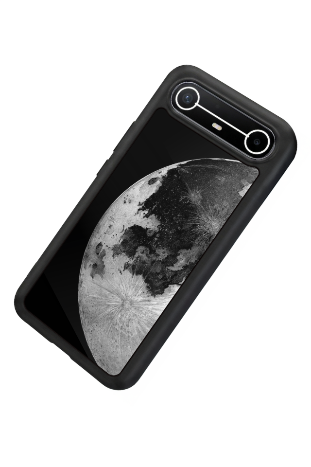 Tecno Spark Slim 5G Uyumlu Ay Tasarımlı Glossy Premium Kılıf