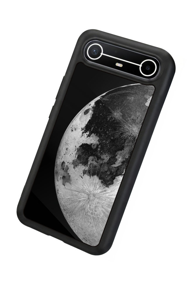 Tecno Spark Slim 5G Uyumlu Ay Tasarımlı Glossy Premium Kılıf