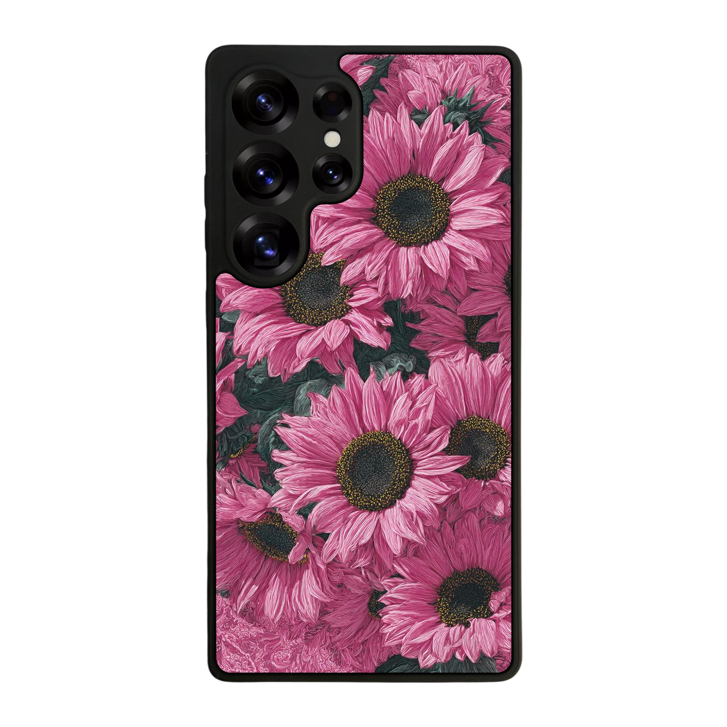 Samsung Galaxy S25 Ultra Uyumlu Cicek Tasarımlı Glossy Premium Kılıf