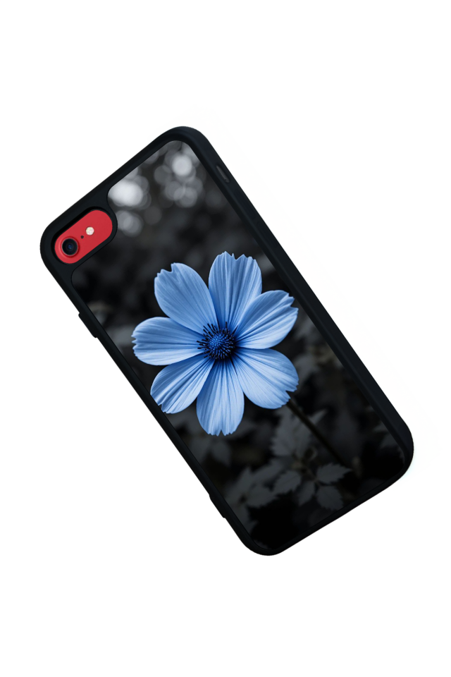 iPhone 8 Uyumlu Cicek Tasarımlı Glossy Premium Kılıf