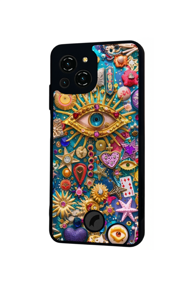 Reeder S23 Pro Max Uyumlu Göz Tasarımlı Glossy Premium Kılıf