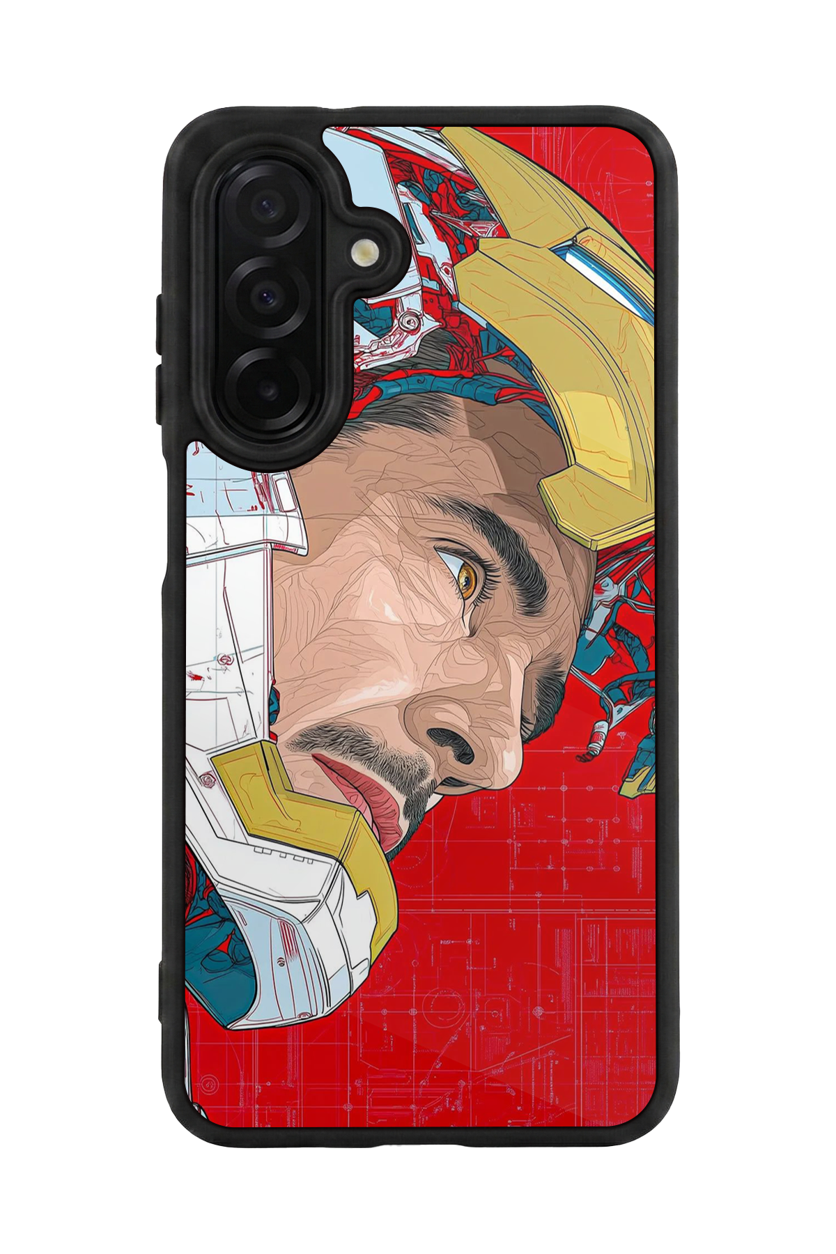 Samsung Galaxy A56 Uyumlu Iron Man ( Demir Adam ) Tasarımlı Glossy Premium Kılıf