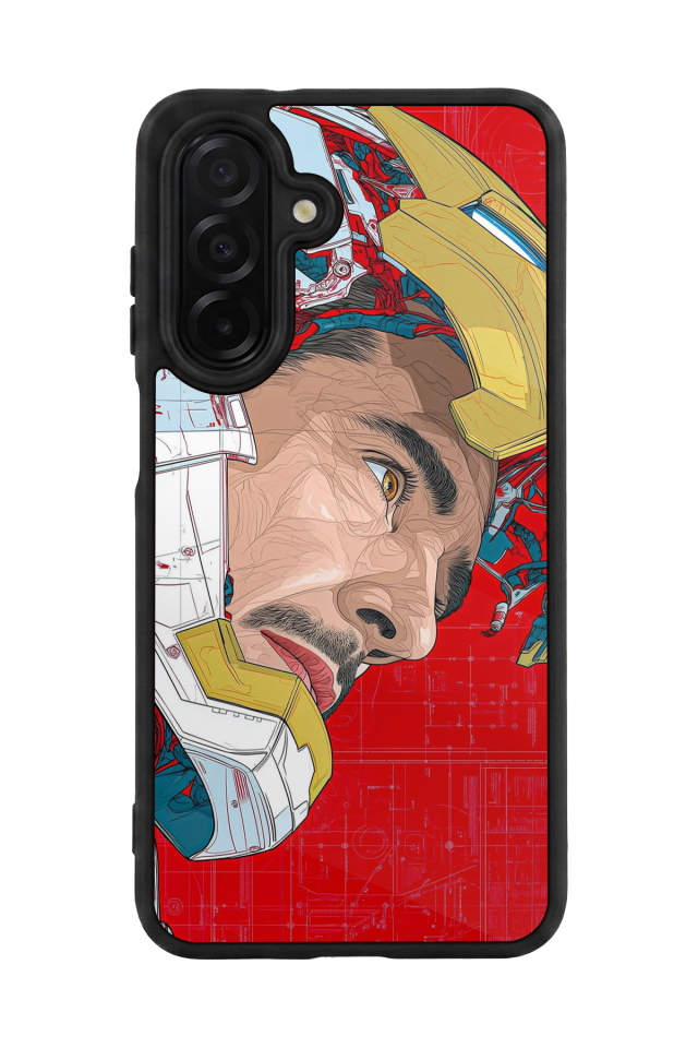 Samsung Galaxy A56 Uyumlu Iron Man ( Demir Adam ) Tasarımlı Glossy Premium Kılıf