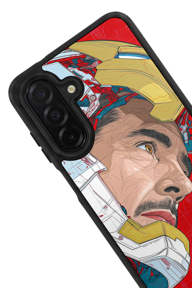 Samsung Galaxy A56 Uyumlu Iron Man ( Demir Adam ) Tasarımlı Glossy Premium Kılıf