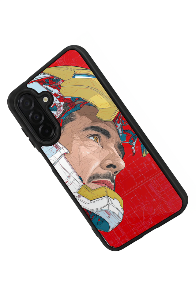 Samsung Galaxy A56 Uyumlu Iron Man ( Demir Adam ) Tasarımlı Glossy Premium Kılıf