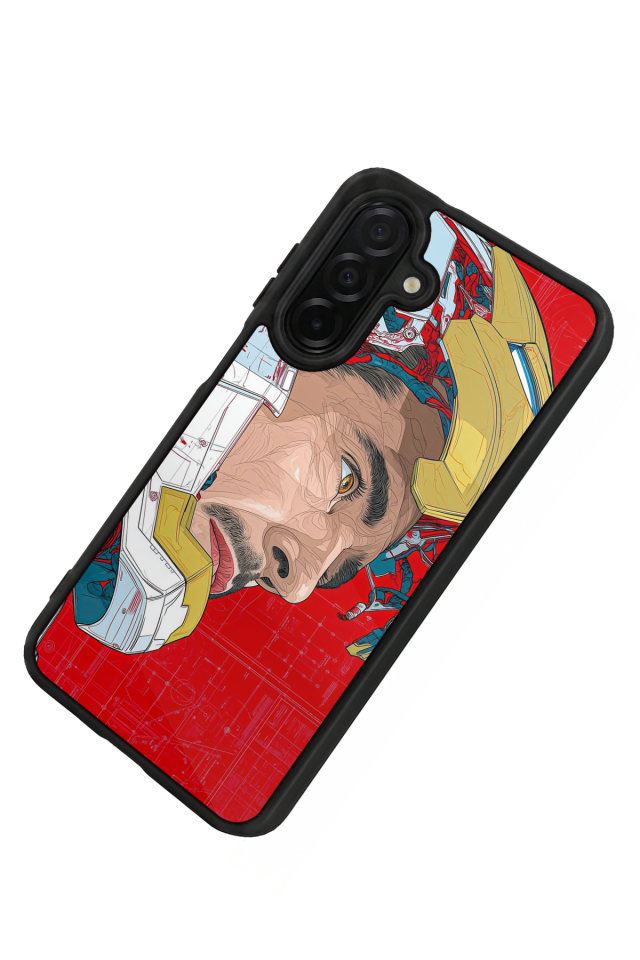Samsung Galaxy A56 Uyumlu Iron Man ( Demir Adam ) Tasarımlı Glossy Premium Kılıf