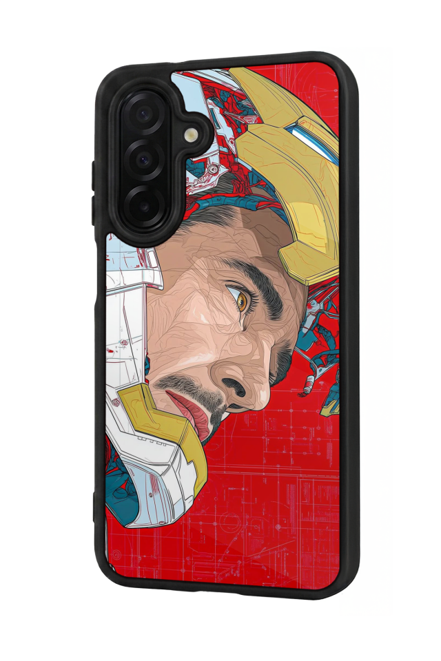 Samsung Galaxy A56 Uyumlu Iron Man ( Demir Adam ) Tasarımlı Glossy Premium Kılıf