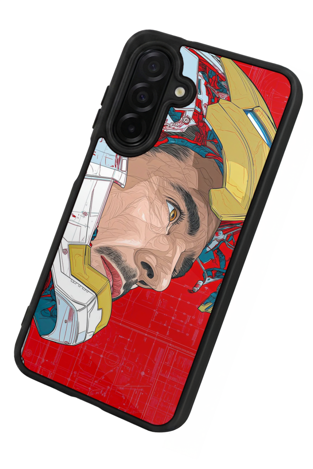 Samsung Galaxy A56 Uyumlu Iron Man ( Demir Adam ) Tasarımlı Glossy Premium Kılıf