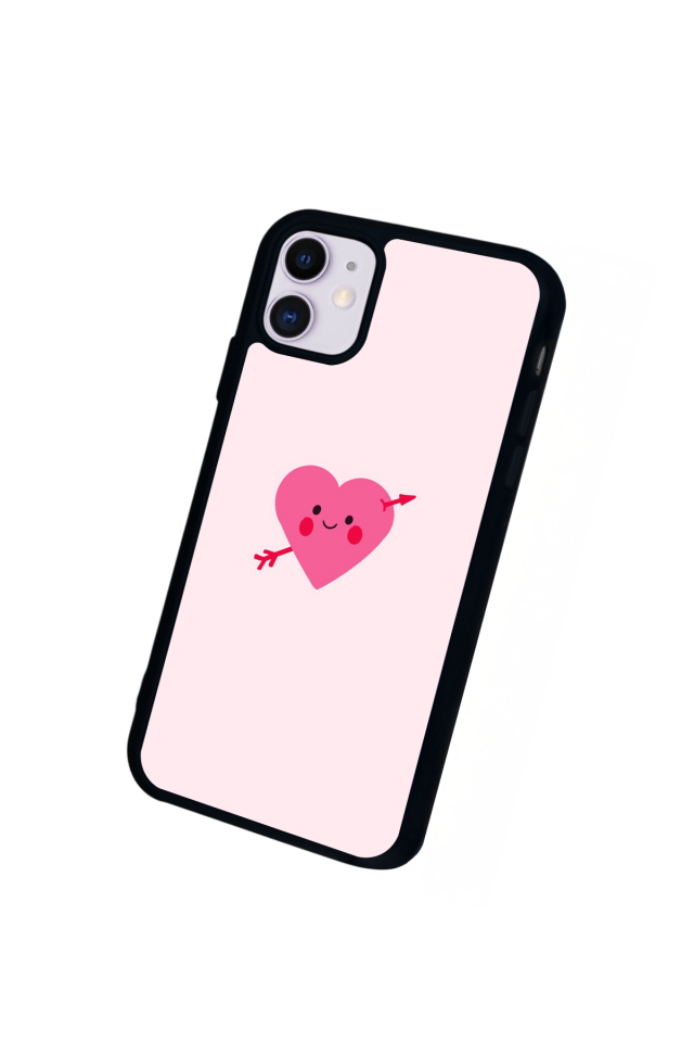 iPhone 11 Uyumlu Kalp Love Tasarımlı Glossy Premium Kılıf