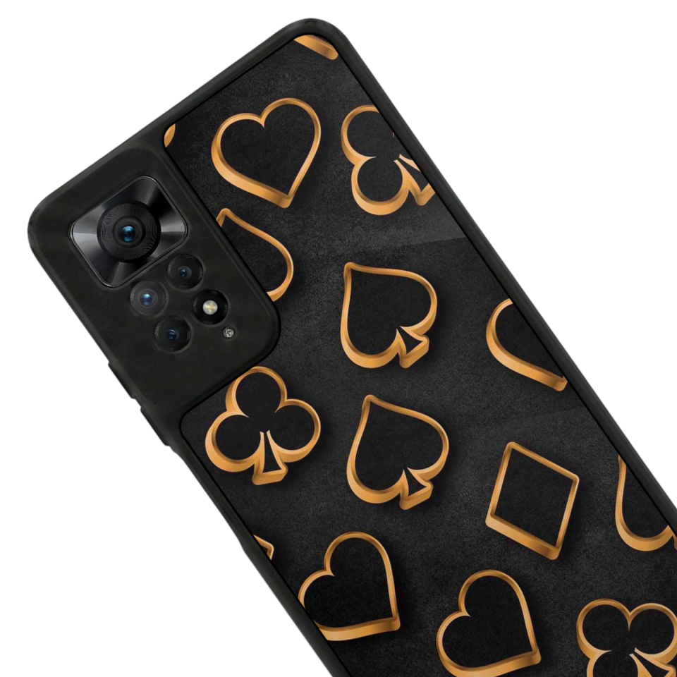 Xiaomi Redmi Note 11 Pro Uyumlu Kart Tasarımlı Glossy Premium Kılıf