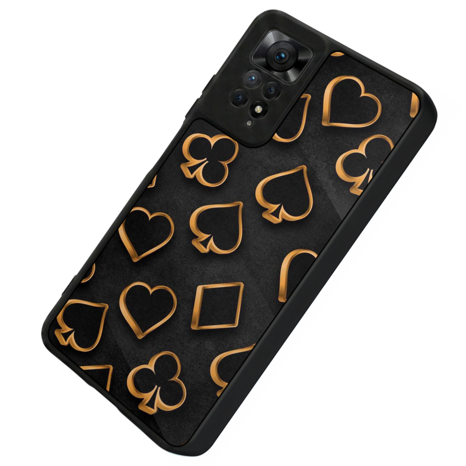 Xiaomi Redmi Note 11 Pro Uyumlu Kart Tasarımlı Glossy Premium Kılıf