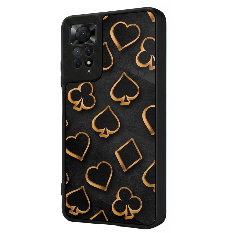 Xiaomi Redmi Note 11 Pro Uyumlu Kart Tasarımlı Glossy Premium Kılıf