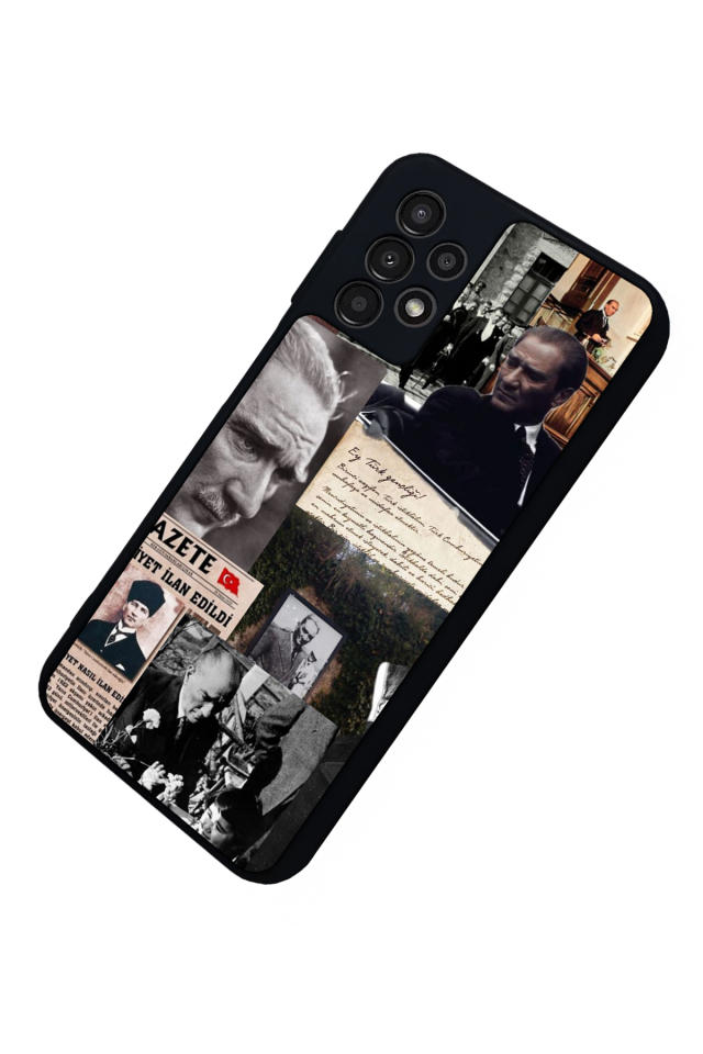 Samsung Galaxy A23 Uyumlu Mustafa Kemal Ataturk Tasarımlı Glossy Premium Kılıf