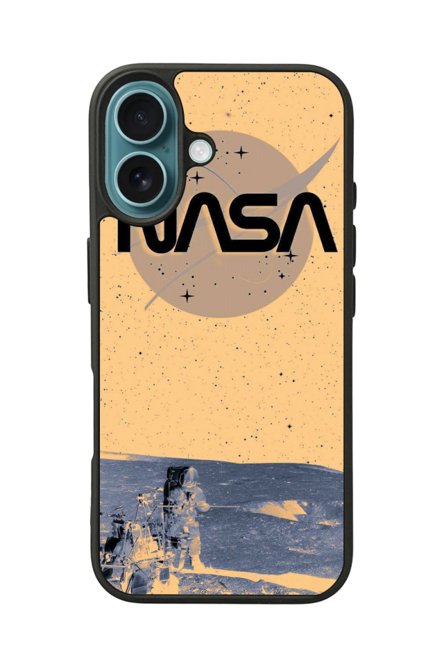iPhone 16 Uyumlu Nasa Tasarımlı Glossy Premium Kılıf