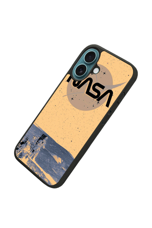 iPhone 16 Uyumlu Nasa Tasarımlı Glossy Premium Kılıf