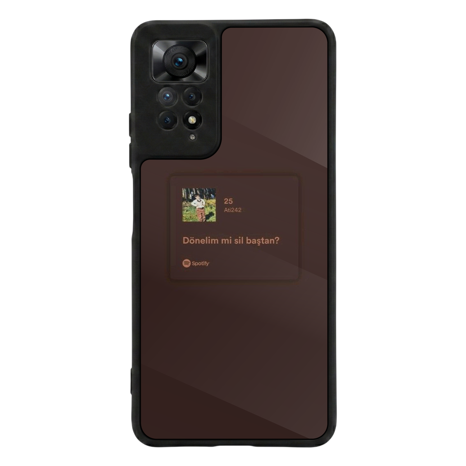 Xiaomi Redmi Note 12 Pro Uyumlu Sarki Sozleri Tasarımlı Glossy Premium Kılıf