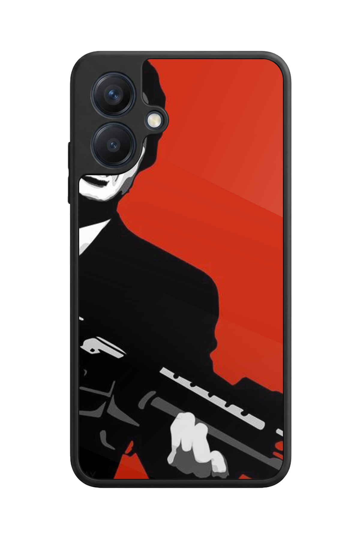 Samsung Galaxy A07 Uyumlu Scarface Tasarımlı Glossy Premium Kılıf