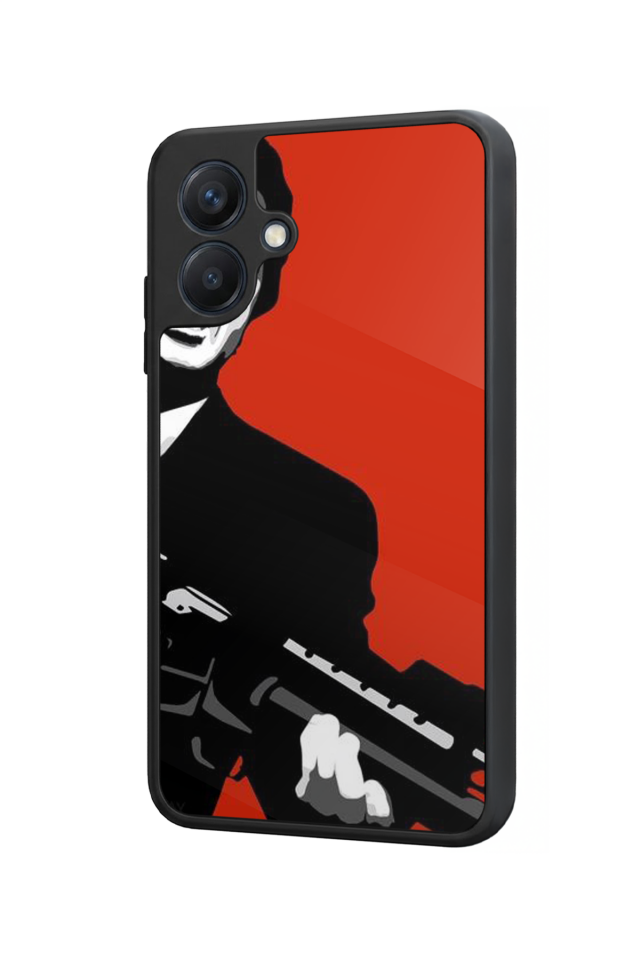 Samsung Galaxy A07 Uyumlu Scarface Tasarımlı Glossy Premium Kılıf