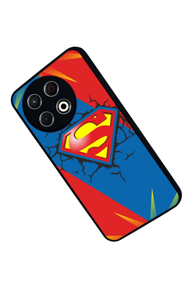 Tecno Spark 30 Pro Uyumlu Superman Tasarımlı Glossy Premium Kılıf