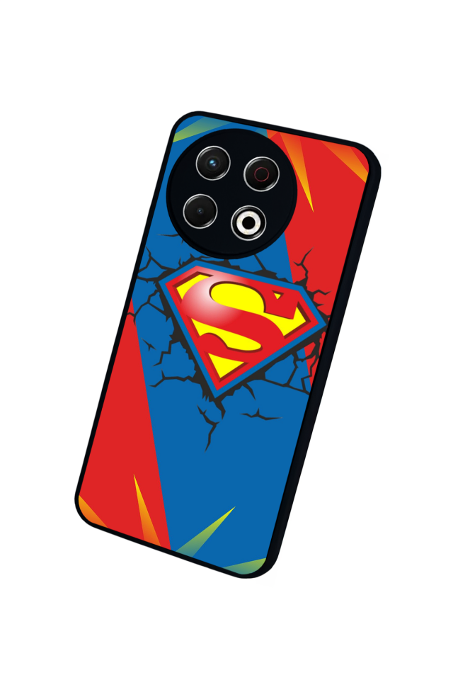 Tecno Spark 30 Pro Uyumlu Superman Tasarımlı Glossy Premium Kılıf