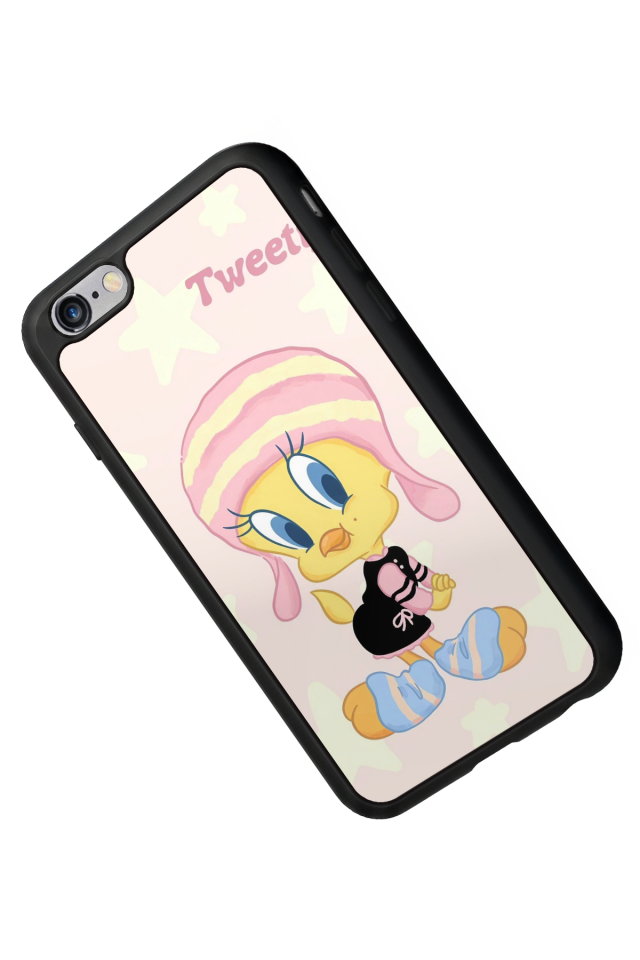 iPhone 6s Plus Uyumlu Tweety Tasarımlı Glossy Premium Kılıf