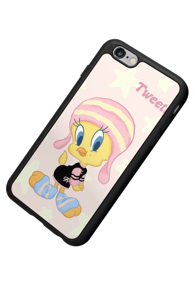 iPhone 6s Plus Uyumlu Tweety Tasarımlı Glossy Premium Kılıf