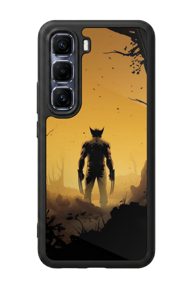 Infinix Hot 60 Pro Plus Uyumlu Wolverine Tasarımlı Glossy Premium Kılıf