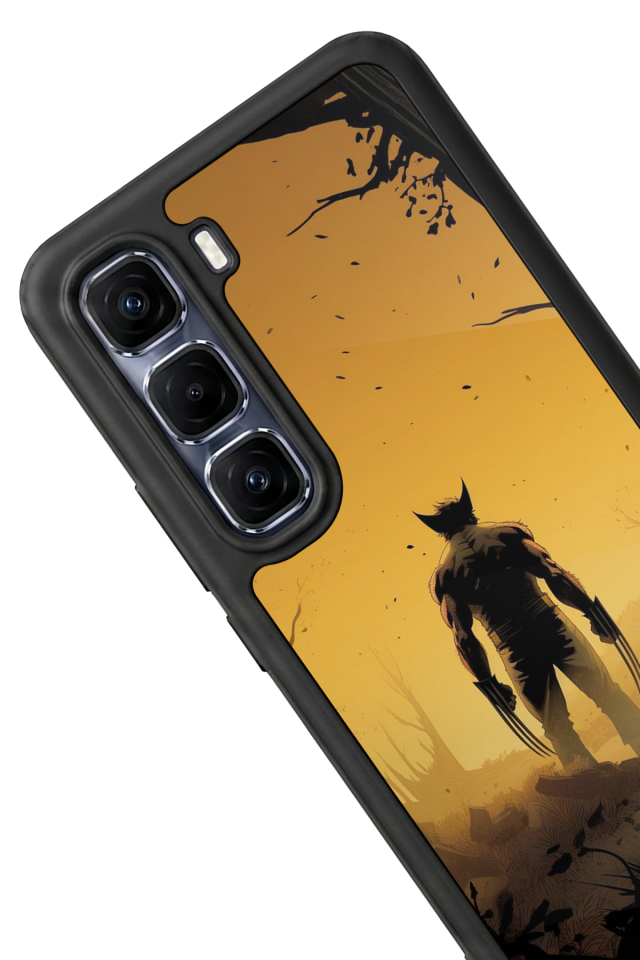 Infinix Hot 60 Pro Plus Uyumlu Wolverine Tasarımlı Glossy Premium Kılıf