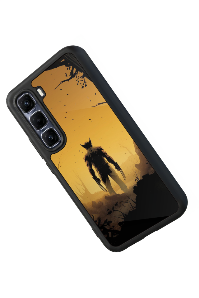 Infinix Hot 60 Pro Plus Uyumlu Wolverine Tasarımlı Glossy Premium Kılıf