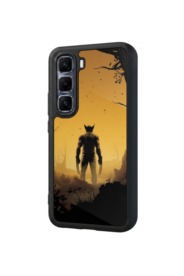 Infinix Hot 60 Pro Plus Uyumlu Wolverine Tasarımlı Glossy Premium Kılıf