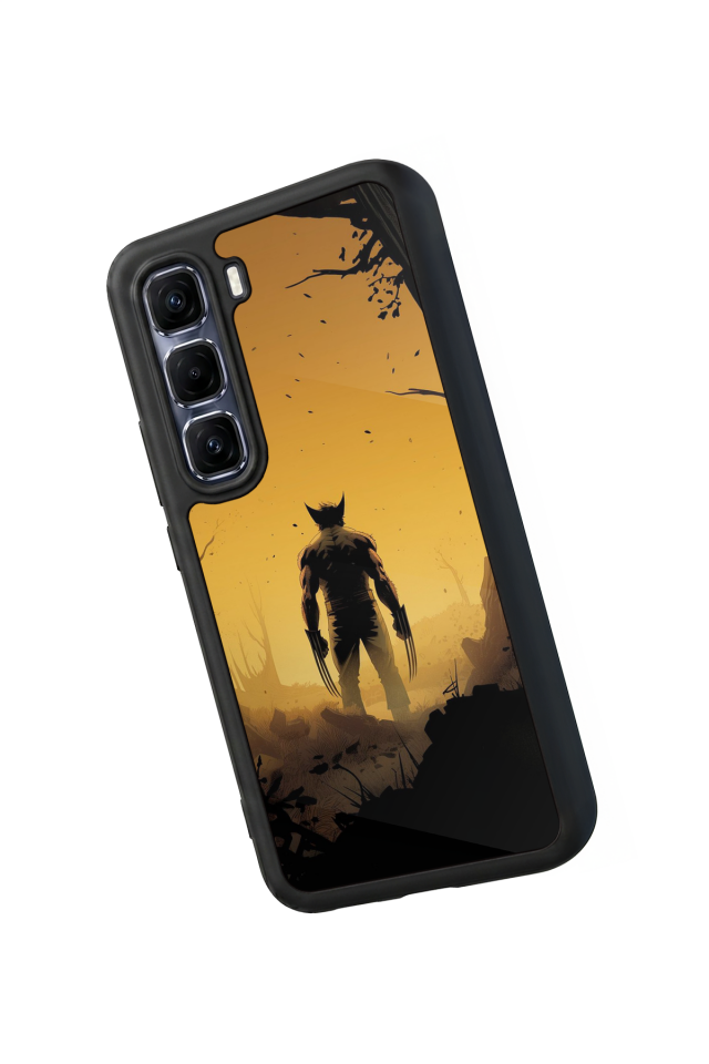 Infinix Hot 60 Pro Plus Uyumlu Wolverine Tasarımlı Glossy Premium Kılıf