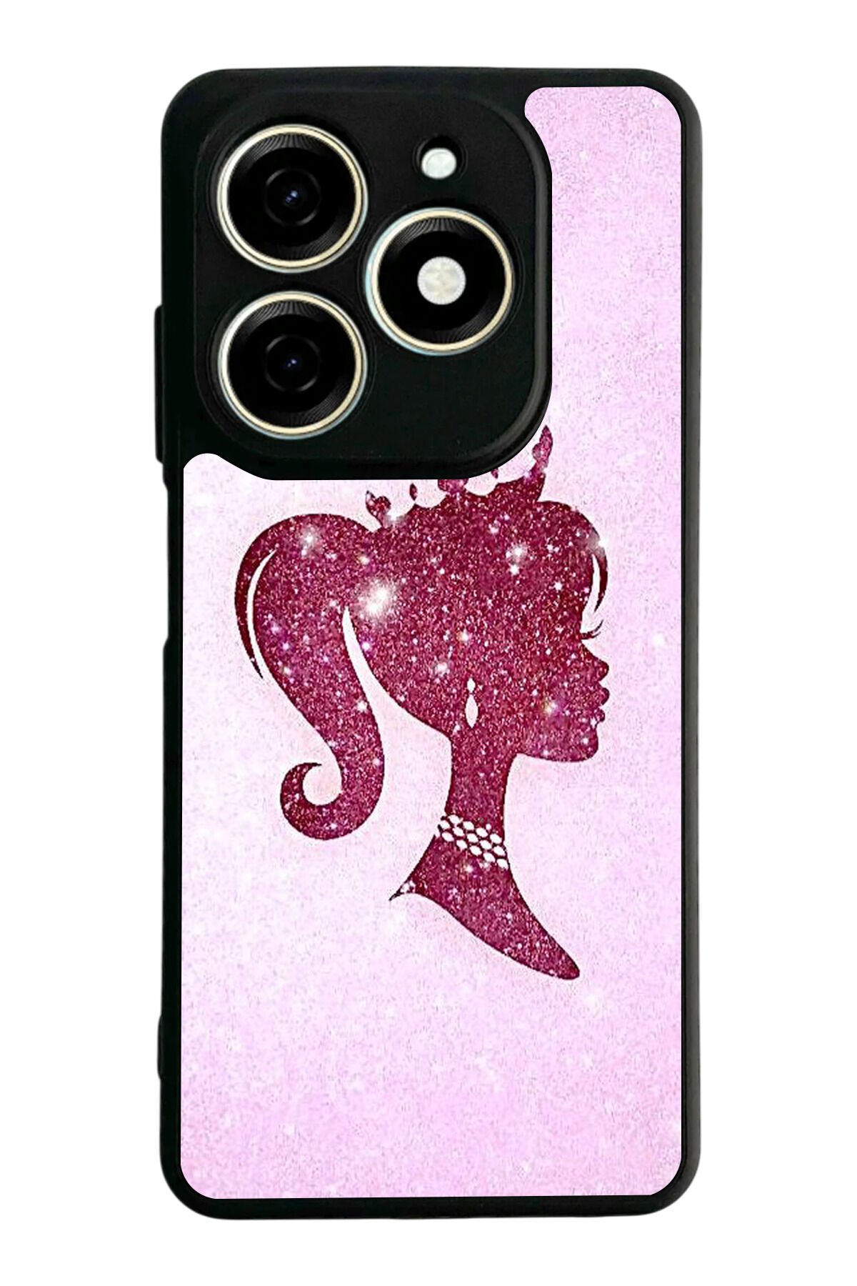 Tecno Spark 20/20C Uyumlu Barbie Tasarımlı Glossy Premium Kılıf