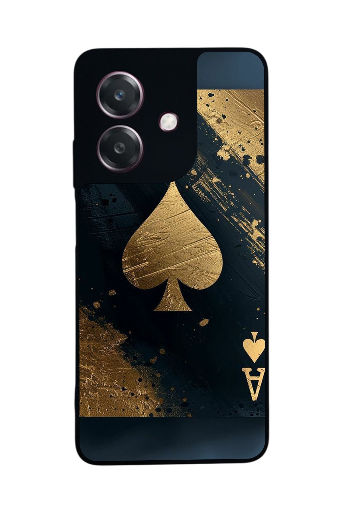 Oppo A3 5G Uyumlu Kart Tasarımlı Glossy Premium Kılıf