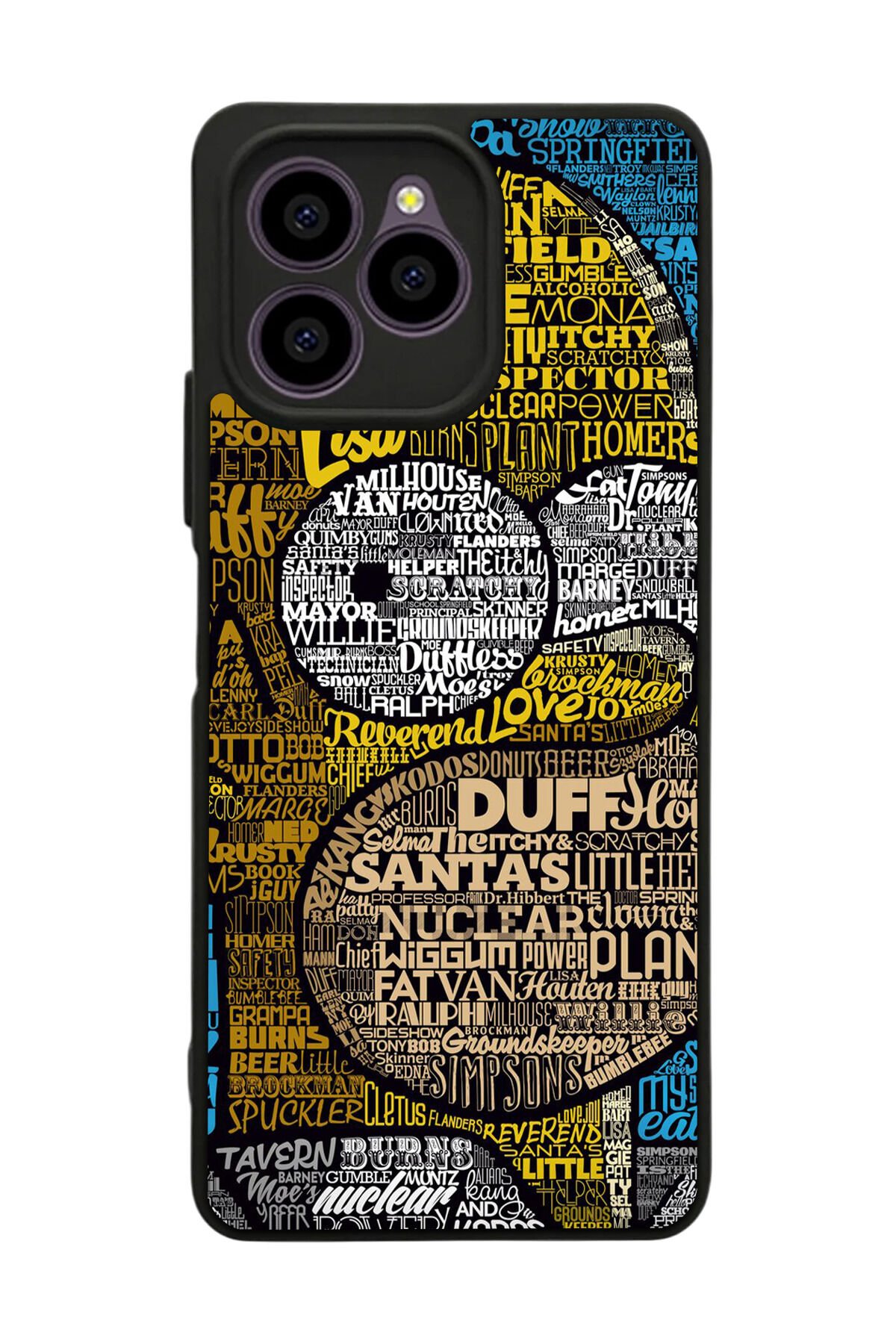 Omix X6 Uyumlu The Simpsons Tasarımlı Glossy Premium Kılıf