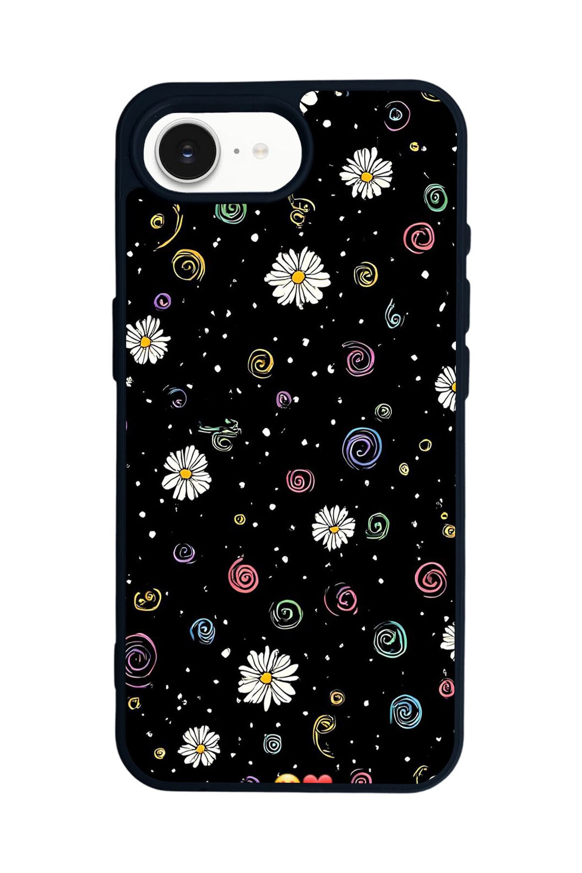 iPhone 16E Uyumlu Floral Tasarımlı Glossy Premium Kılıf
