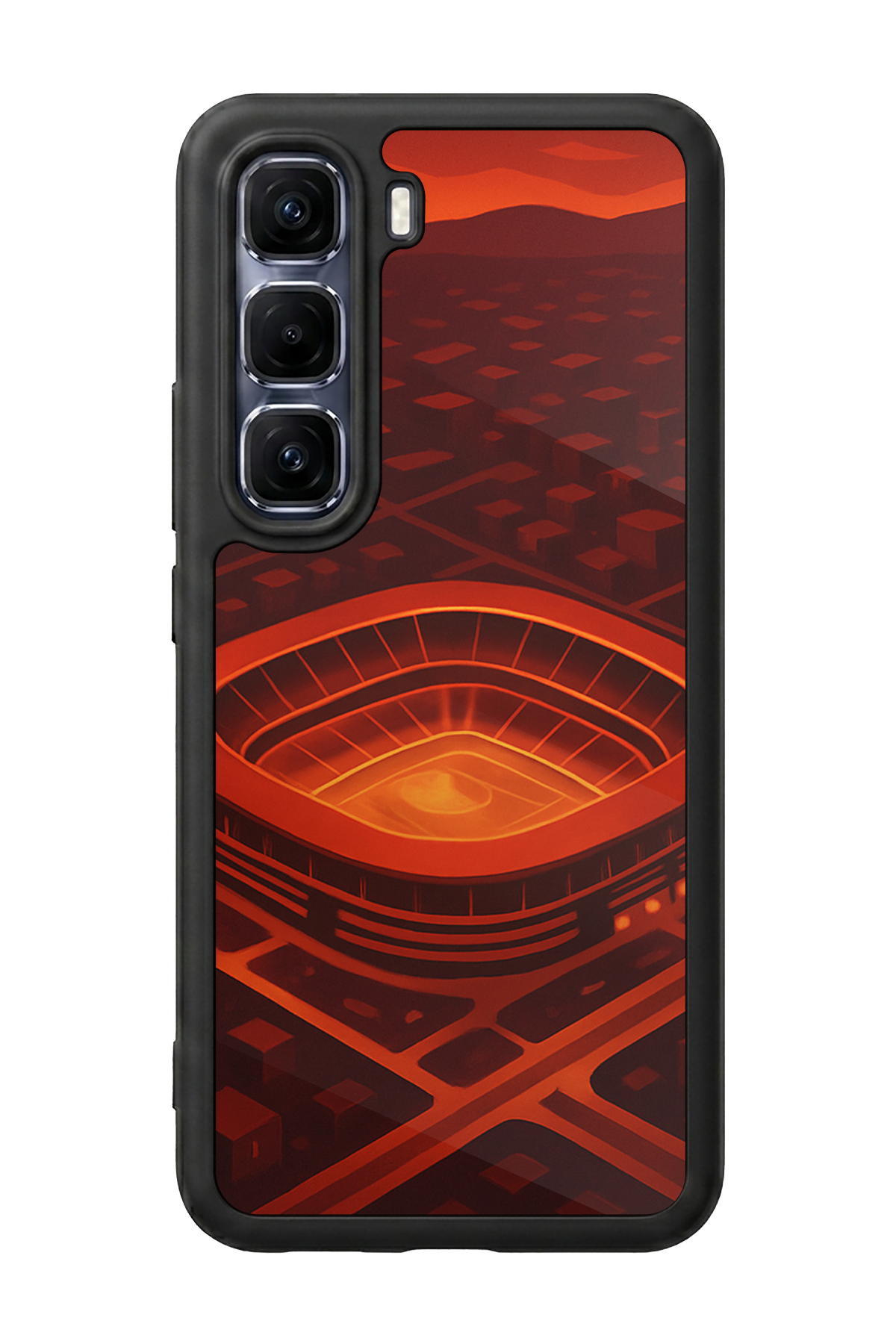 Infinix Hot 60 Pro Plus Uyumlu Aslan Tasarımlı Glossy Premium Kılıf