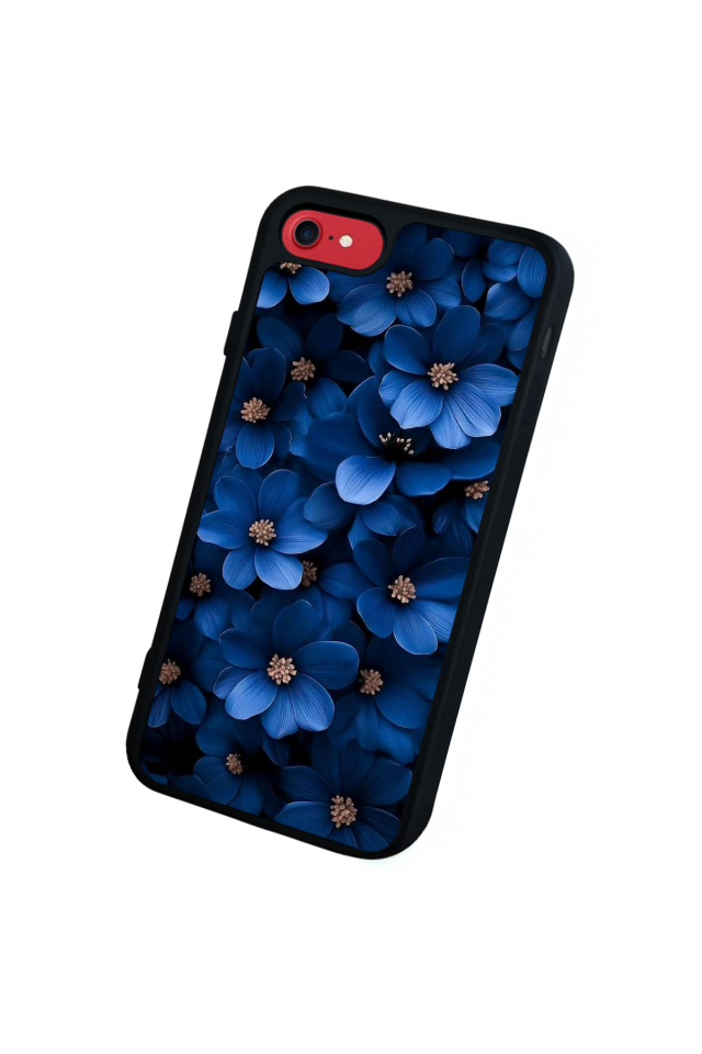 iPhone 8 Uyumlu Cicek Tasarımlı Glossy Premium Kılıf