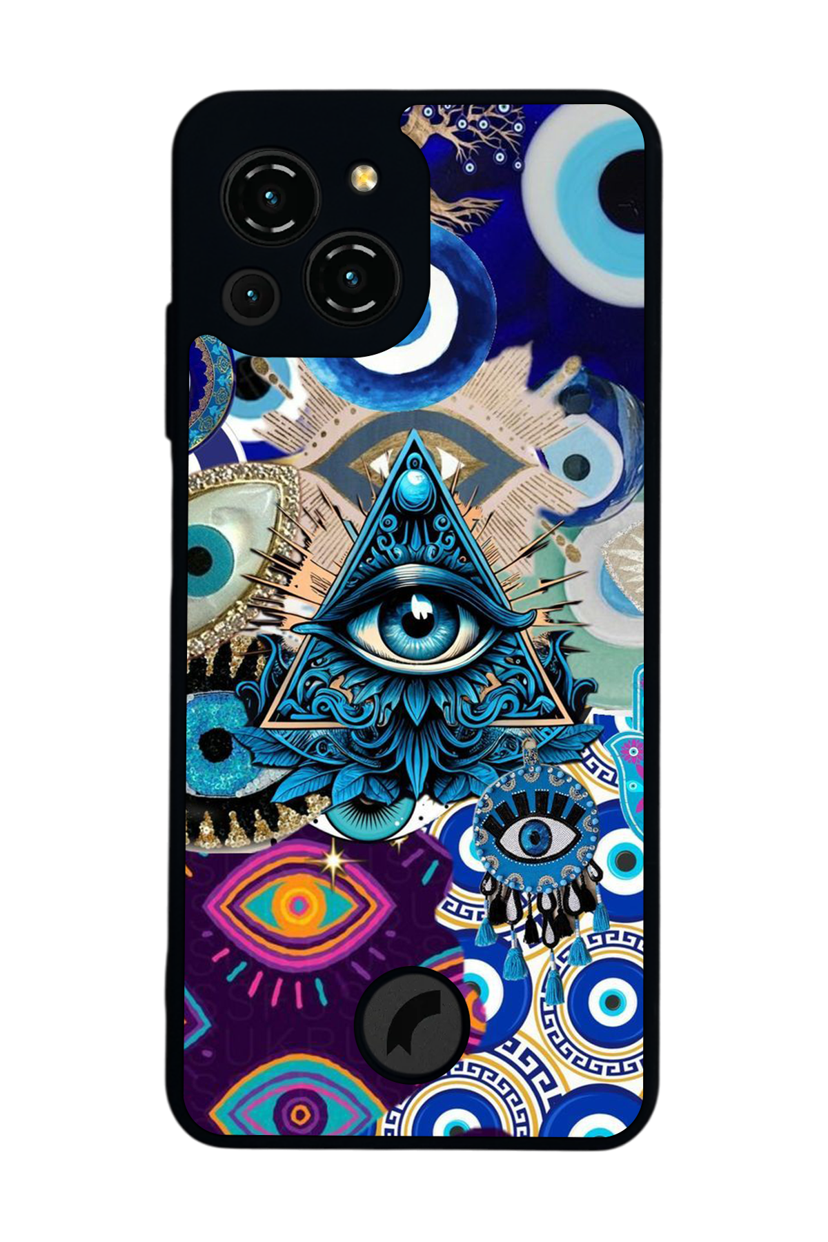 Reeder S23 Pro Max Uyumlu Göz Tasarımlı Glossy Premium Kılıf