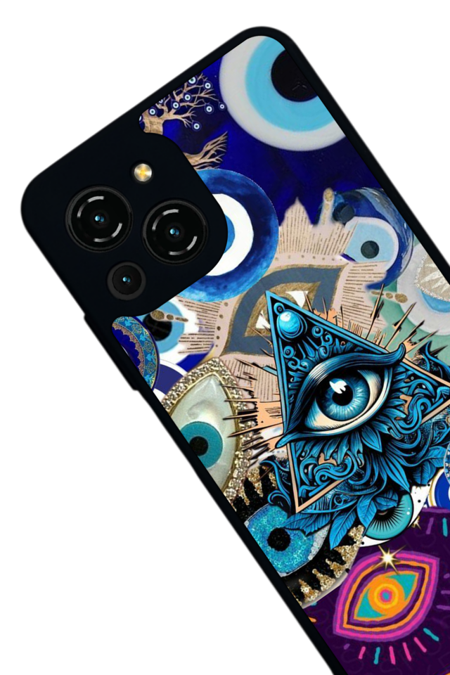 Reeder S23 Pro Max Uyumlu Göz Tasarımlı Glossy Premium Kılıf